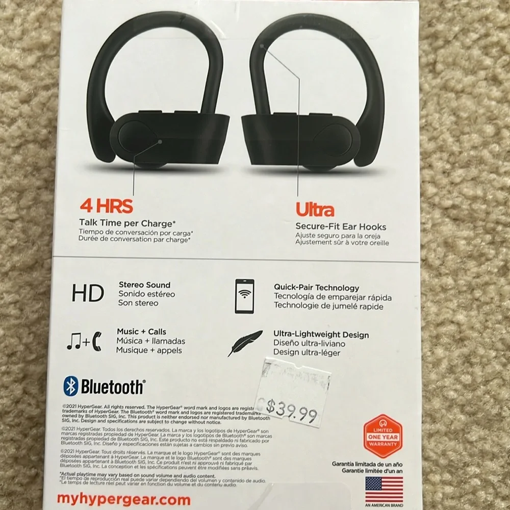 HyperGear Sport X2 True Wireless Earbuds